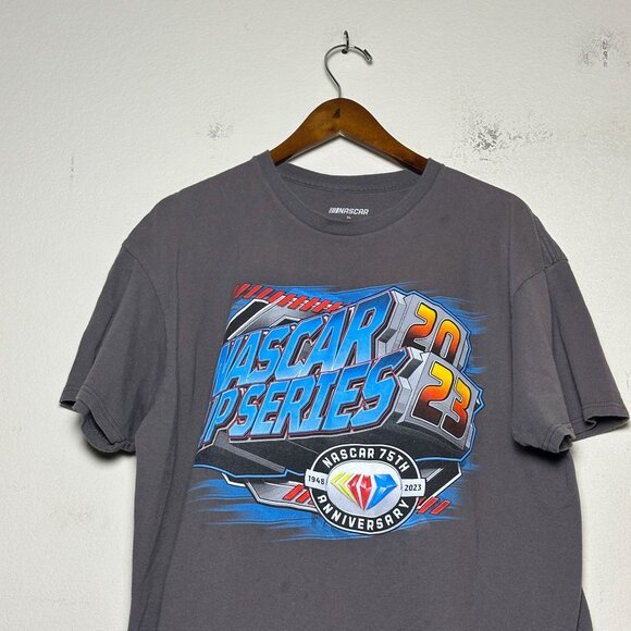Nascar Series 2023 Racing Cars Cup Series Retro Tour Graphic T Shirt Men XL Grey - Picture 2 of 9